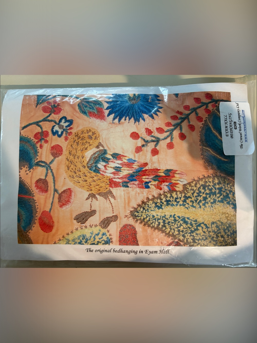 The Original Bedhanging in Eyam Hall - Embroidery Kit
